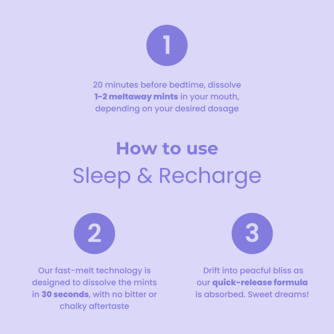 Sleep & Recharge™ Meltaway Mints