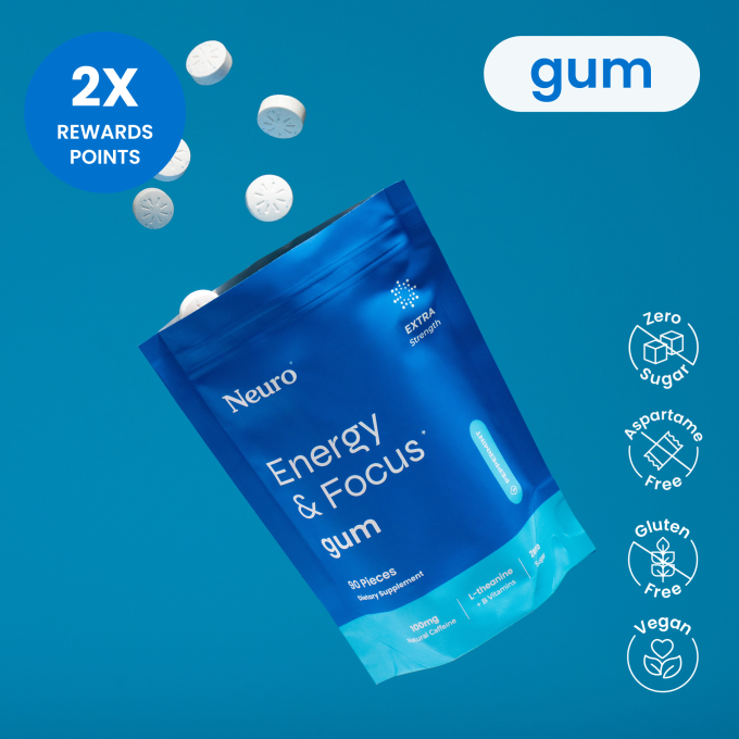 Energy & Focus™ Extra Strength Gum